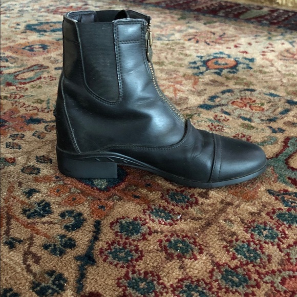 Ariat Dark Leather women’s Ankle Riding Boots - Picture 3 of 4